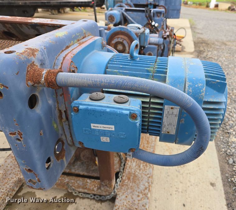 image for item EJ7566 (3) Mannesmann-Demag overhead cranes