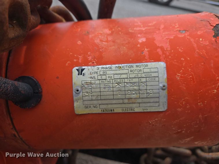 image for item EJ7566 (3) Mannesmann-Demag overhead cranes