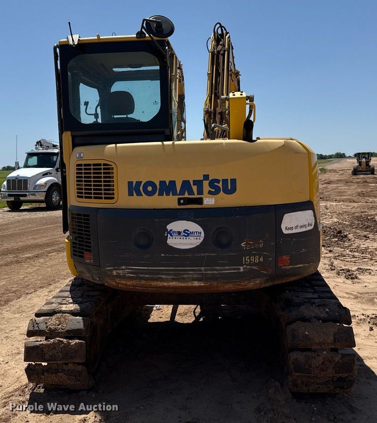 image for item EJ8828 2014 Komatsu PC88MR-8 mini excavator