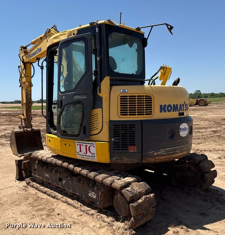 image for item EJ8828 2014 Komatsu PC88MR-8 mini excavator
