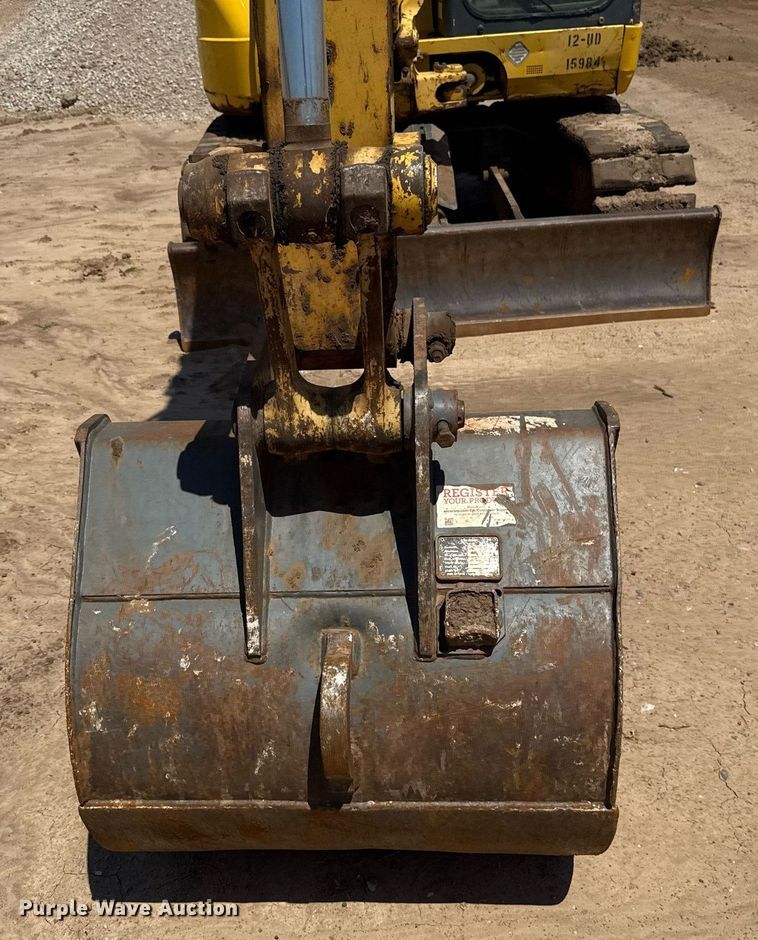 image for item EJ8828 2014 Komatsu PC88MR-8 mini excavator