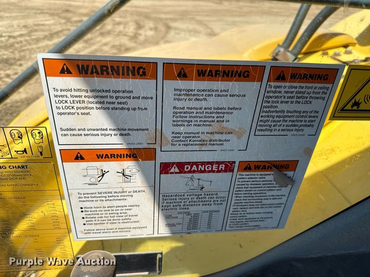 image for item EJ8828 2014 Komatsu PC88MR-8 mini excavator