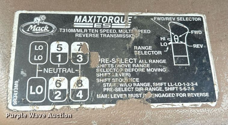 image for item EK8090 2006 Mack CV Granite dump truck