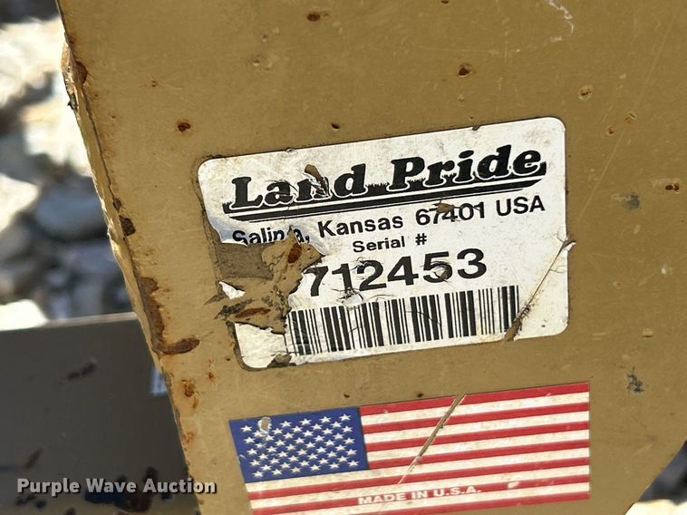 image for item EK8134 Land Pride SR2672 skid steer power rake