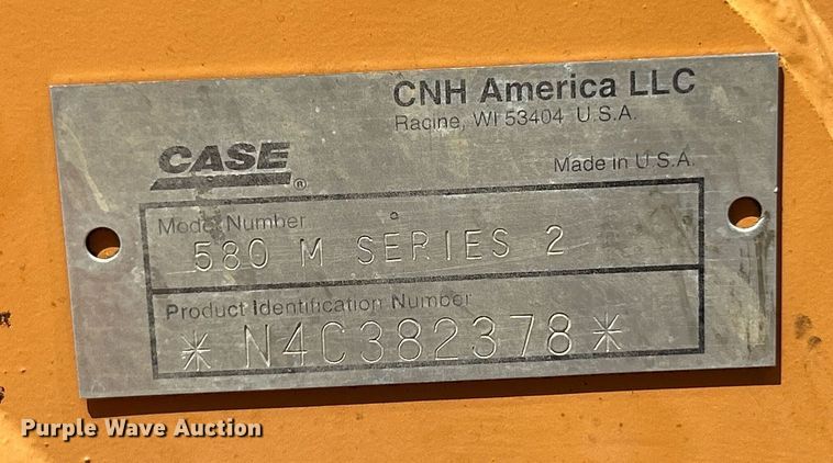 image for item EK8142 2006 Case 580M Turbo Series 2 backhoe