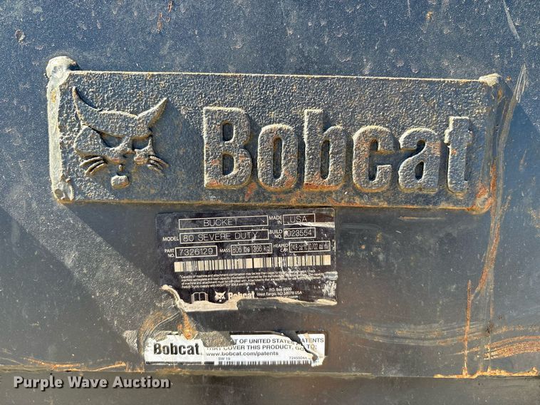 image for item EL2097 Bobcat 80 Severe Duty skid steer bucket