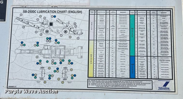 image for item EM2519 2005 Roadtec SB-2500C material transfer vehicle
