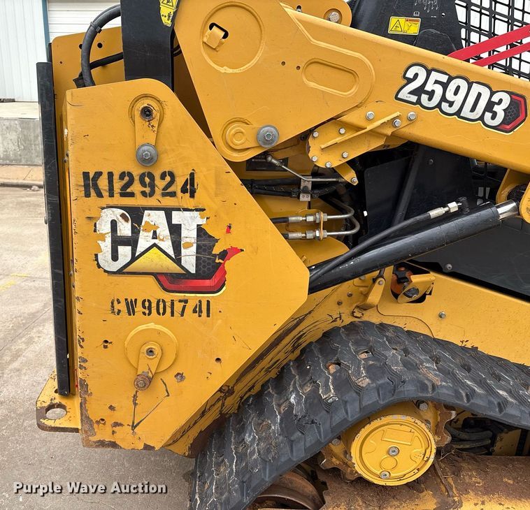 image for item EM2573 2019 Caterpillar 259D3 tracked skid steer loader
