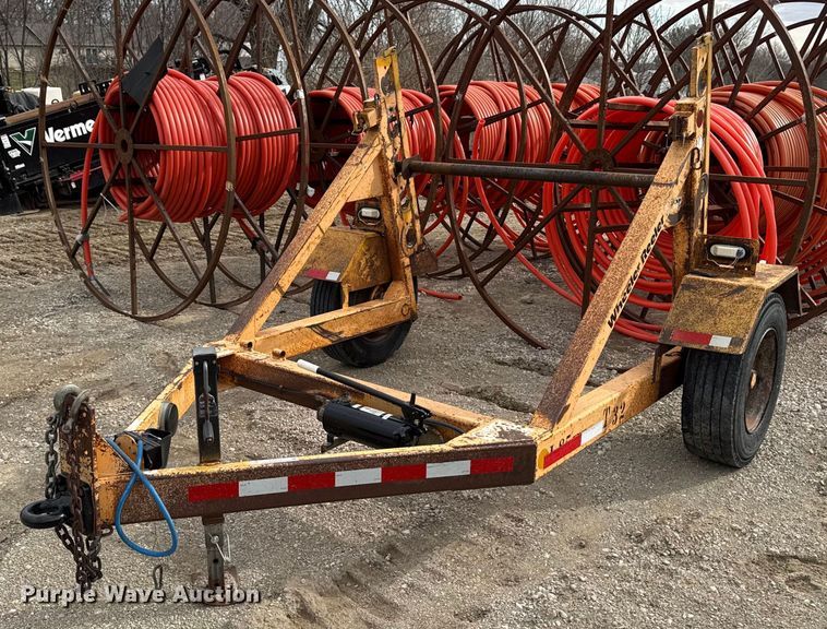 image for item EM3712 2001 Slabach Enterprises Wheel Reeler I-85 reel trailer