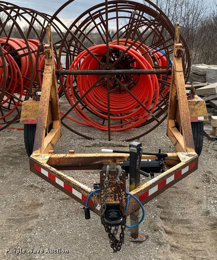 image for item EM3712 2001 Slabach Enterprises Wheel Reeler I-85 reel trailer