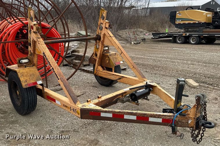 image for item EM3712 2001 Slabach Enterprises Wheel Reeler I-85 reel trailer