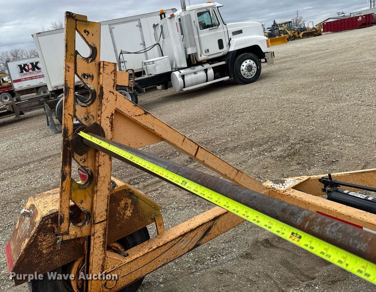 image for item EM3712 2001 Slabach Enterprises Wheel Reeler I-85 reel trailer