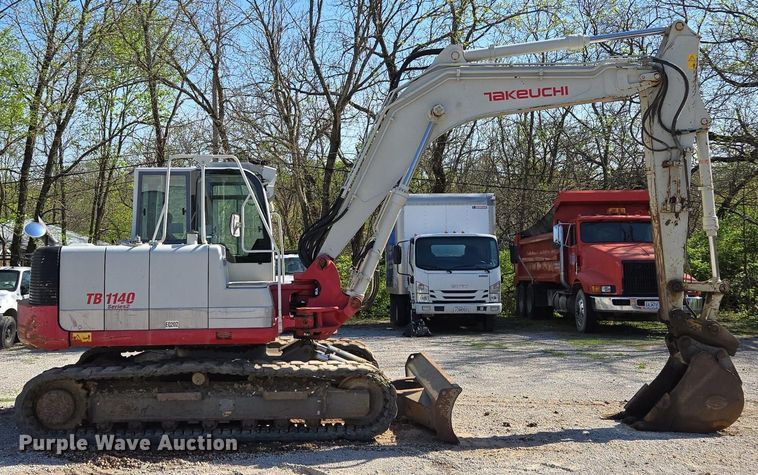 image for item EM7097 2014 Takeuchi TB1140 mini excavator