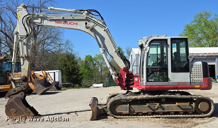 image for item EM7097 2014 Takeuchi TB1140 mini excavator