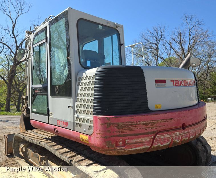 image for item EM7097 2014 Takeuchi TB1140 mini excavator