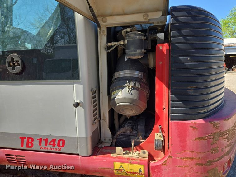 image for item EM7097 2014 Takeuchi TB1140 mini excavator