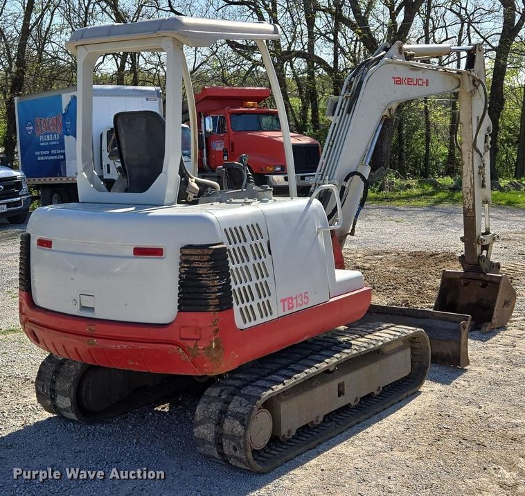 image for item EM7102 2006 Takeuchi  TB135 mini excavator