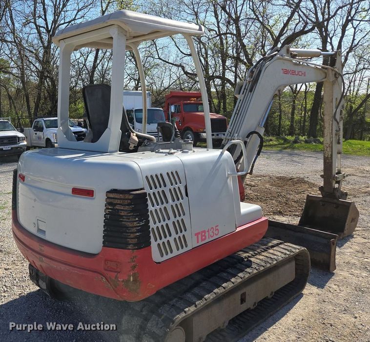 image for item EM7102 2006 Takeuchi  TB135 mini excavator