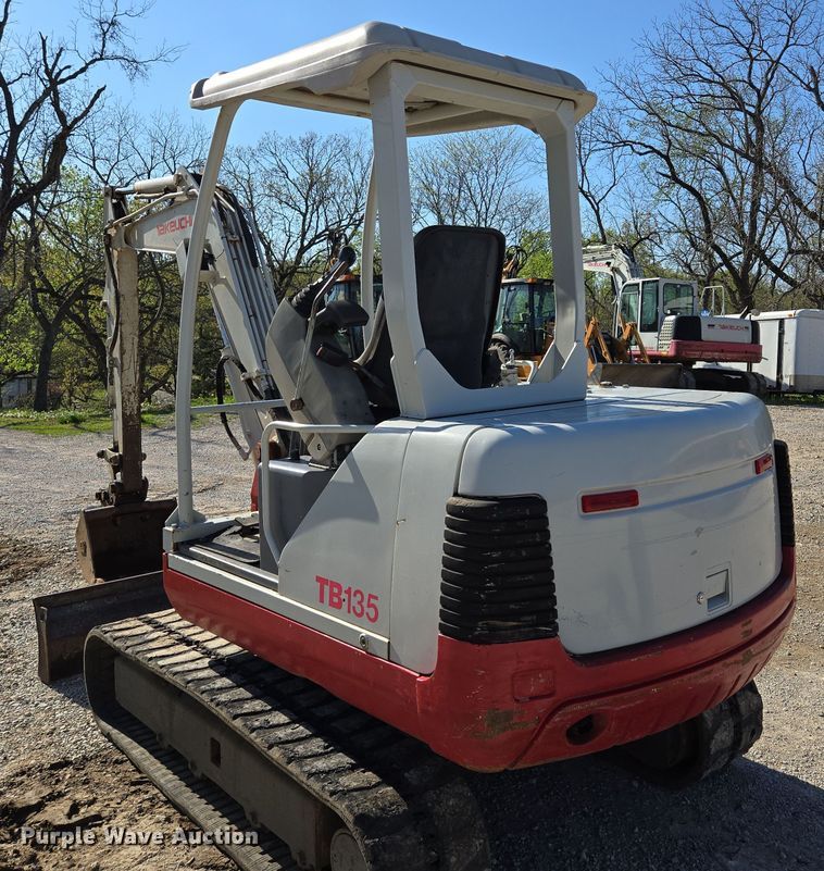 image for item EM7102 2006 Takeuchi  TB135 mini excavator