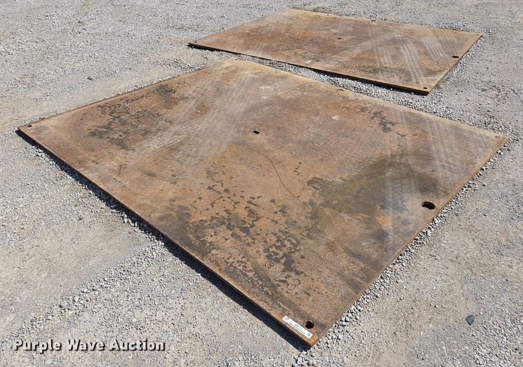 image for item EM7111 (2) steel street plates 