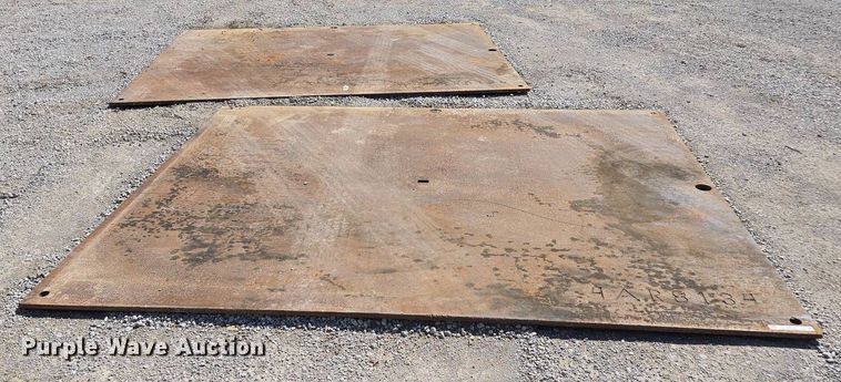 image for item EM7111 (2) steel street plates 