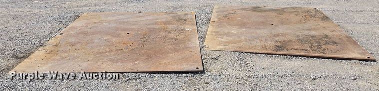 image for item EM7111 (2) steel street plates 
