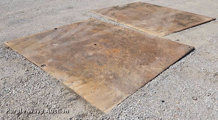 image for item EM7111 (2) steel street plates 