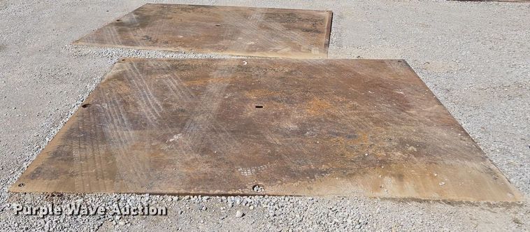 image for item EM7111 (2) steel street plates 