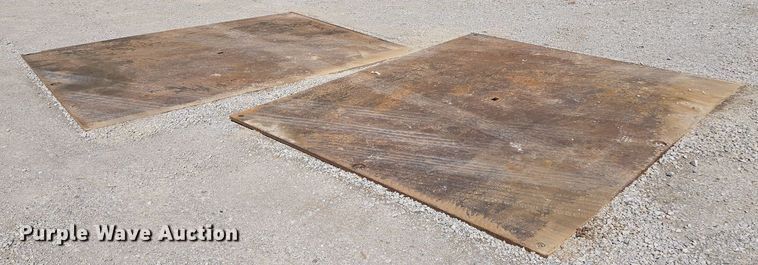 image for item EM7111 (2) steel street plates 