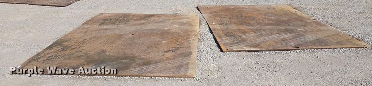 image for item EM7111 (2) steel street plates 