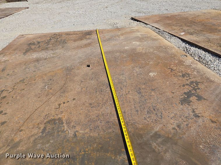 image for item EM7111 (2) steel street plates 