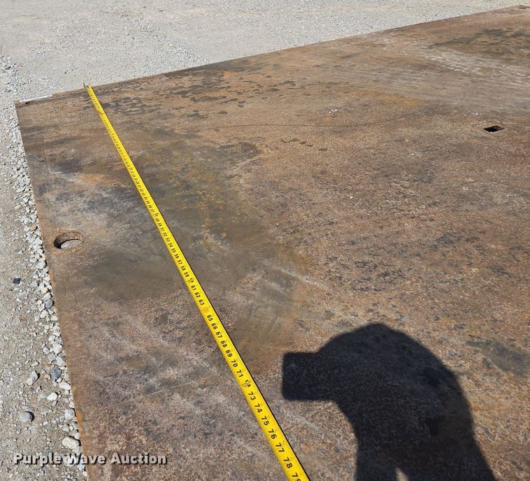 image for item EM7111 (2) steel street plates 