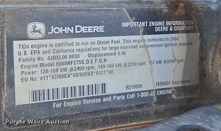 image for item EM7289 2005 International 7600 sewer jetter truck