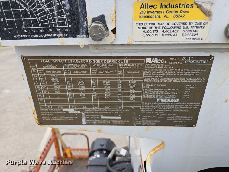 image for item EM7348 2006 International 4300 digger derrick truck