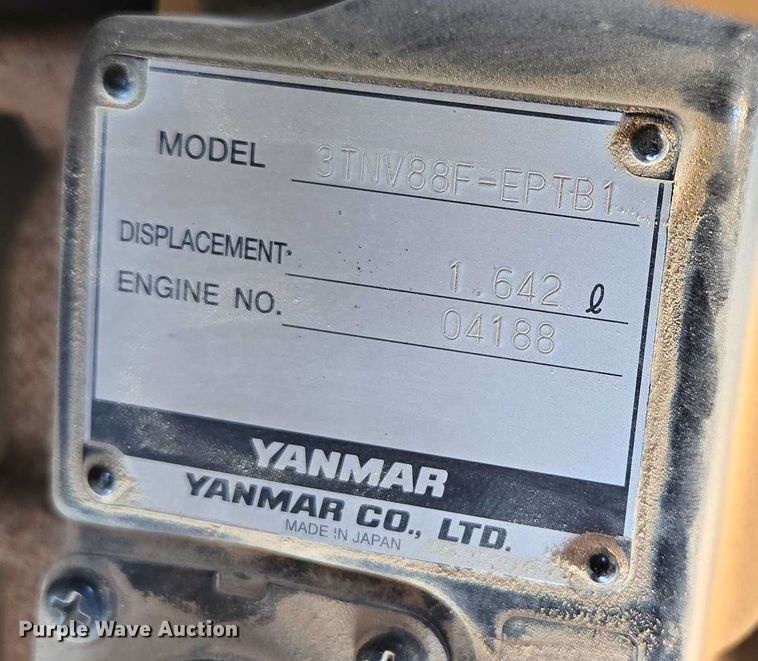 image for item EN3754 2015 Takeuchi TB230 mini excavator