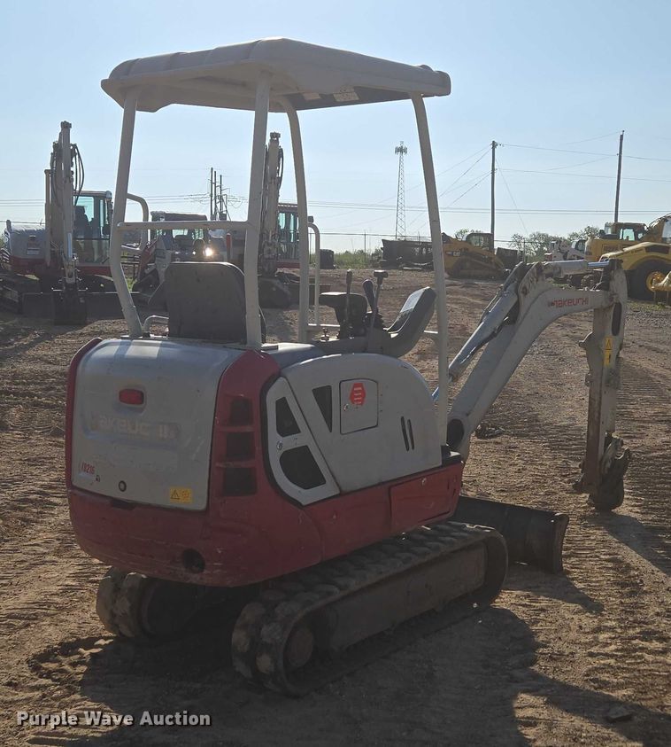 image for item EN3755 2016 Takeuchi TB216 mini excavator