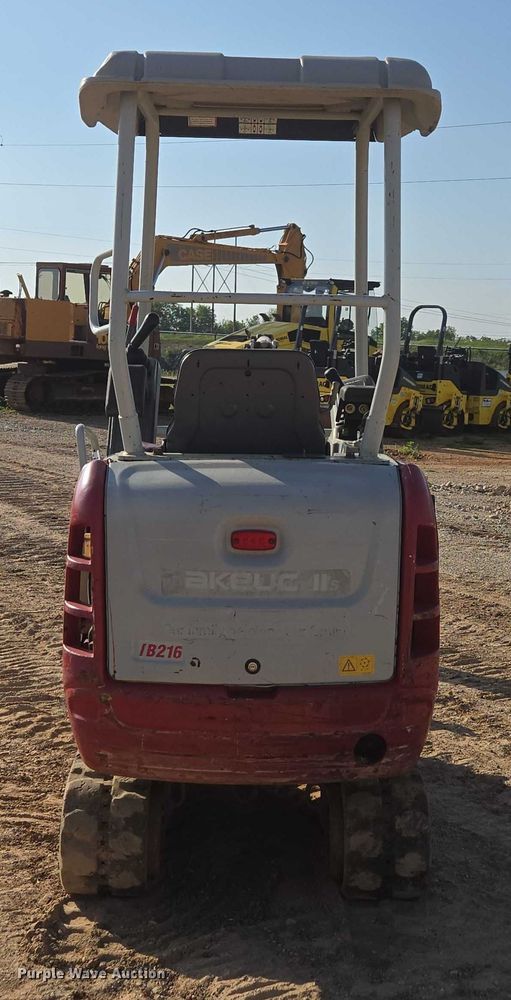 image for item EN3755 2016 Takeuchi TB216 mini excavator