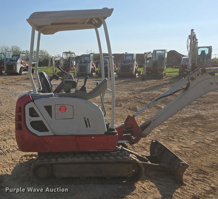 image for item EN3755 2016 Takeuchi TB216 mini excavator