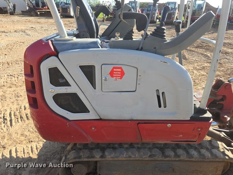 image for item EN3755 2016 Takeuchi TB216 mini excavator