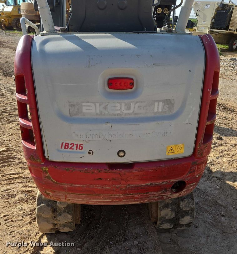 image for item EN3755 2016 Takeuchi TB216 mini excavator