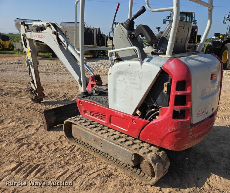 image for item EN3755 2016 Takeuchi TB216 mini excavator