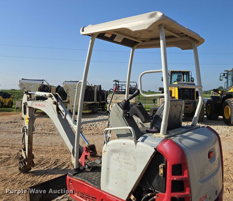 image for item EN3755 2016 Takeuchi TB216 mini excavator