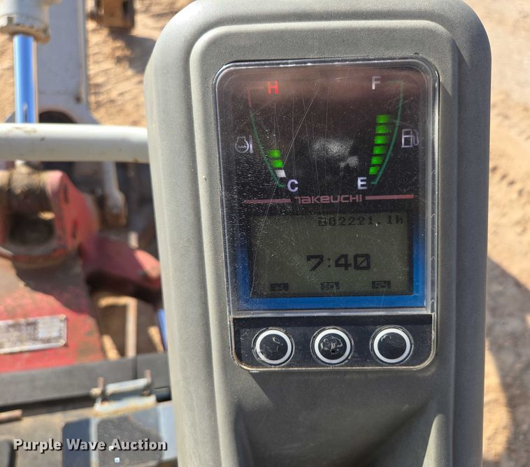 image for item EN3755 2016 Takeuchi TB216 mini excavator