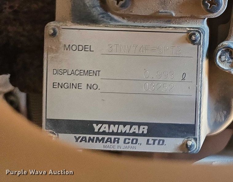 image for item EN3755 2016 Takeuchi TB216 mini excavator