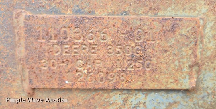 image for item EN3756 2012 John Deere 350G LC excavator