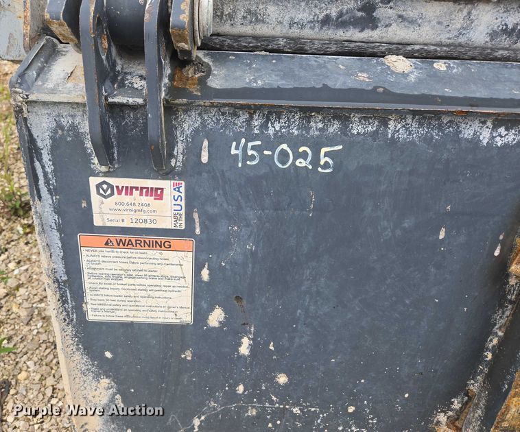 image for item EN3799 Virnig 84 skid steer broom