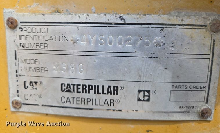 image for item EN8011 1997 Caterpillar  938G wheel loader
