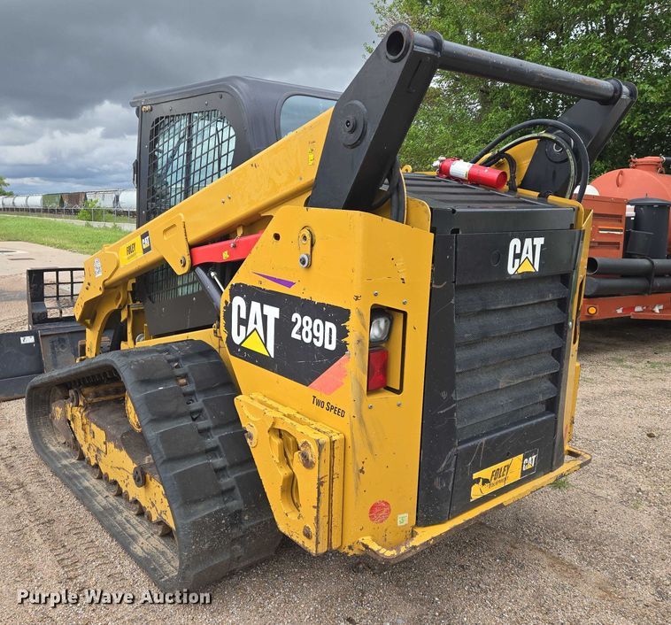 image for item EN8021 2015 Caterpillar 289D tracked skid steer loader