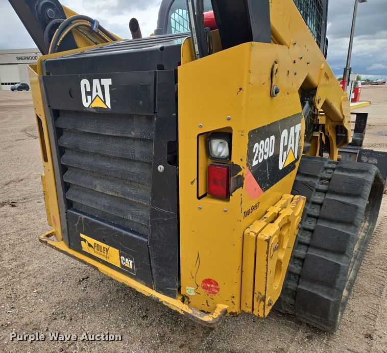image for item EN8021 2015 Caterpillar 289D tracked skid steer loader