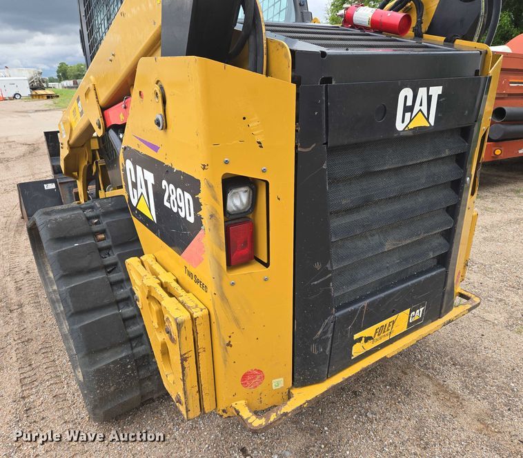 image for item EN8021 2015 Caterpillar 289D tracked skid steer loader